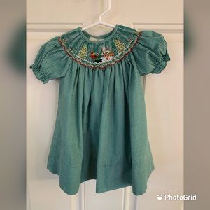 Smocked Christmas Dress